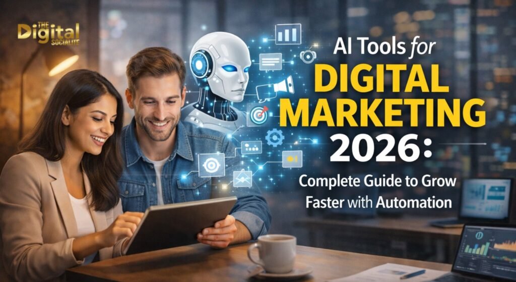 AI Tools for Digital Marketing 2026 Complete Guide to Grow Faster with Automation