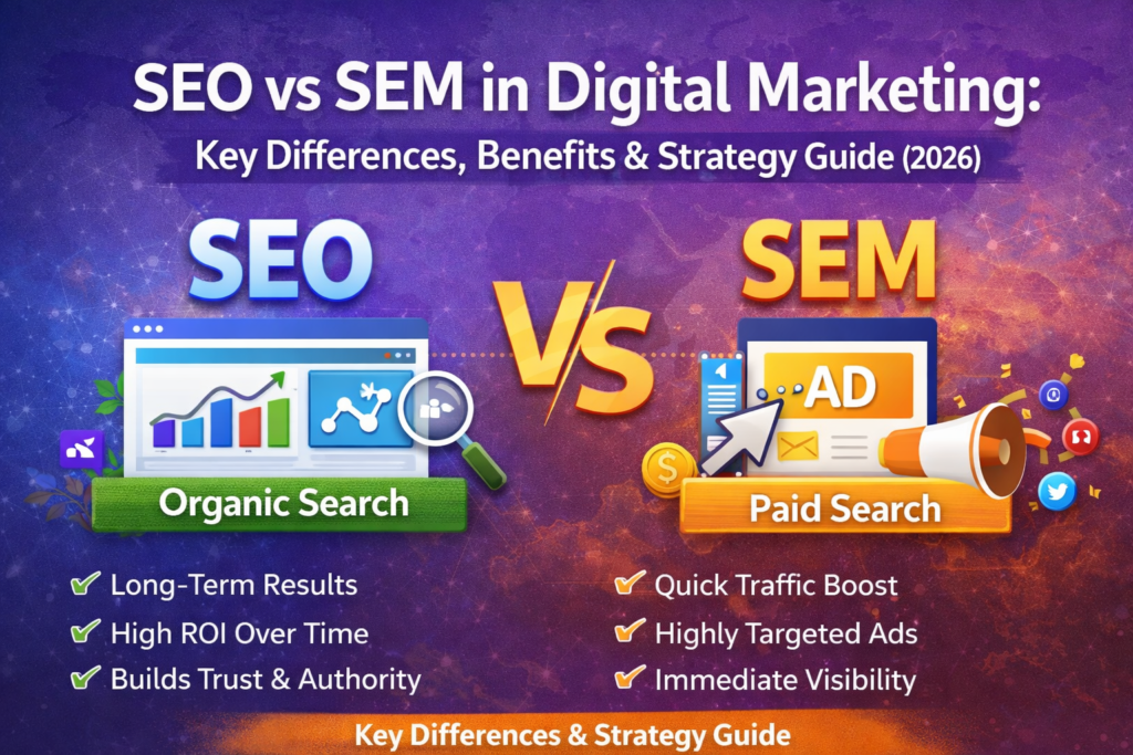 SEO vs SEM in Digital Marketing