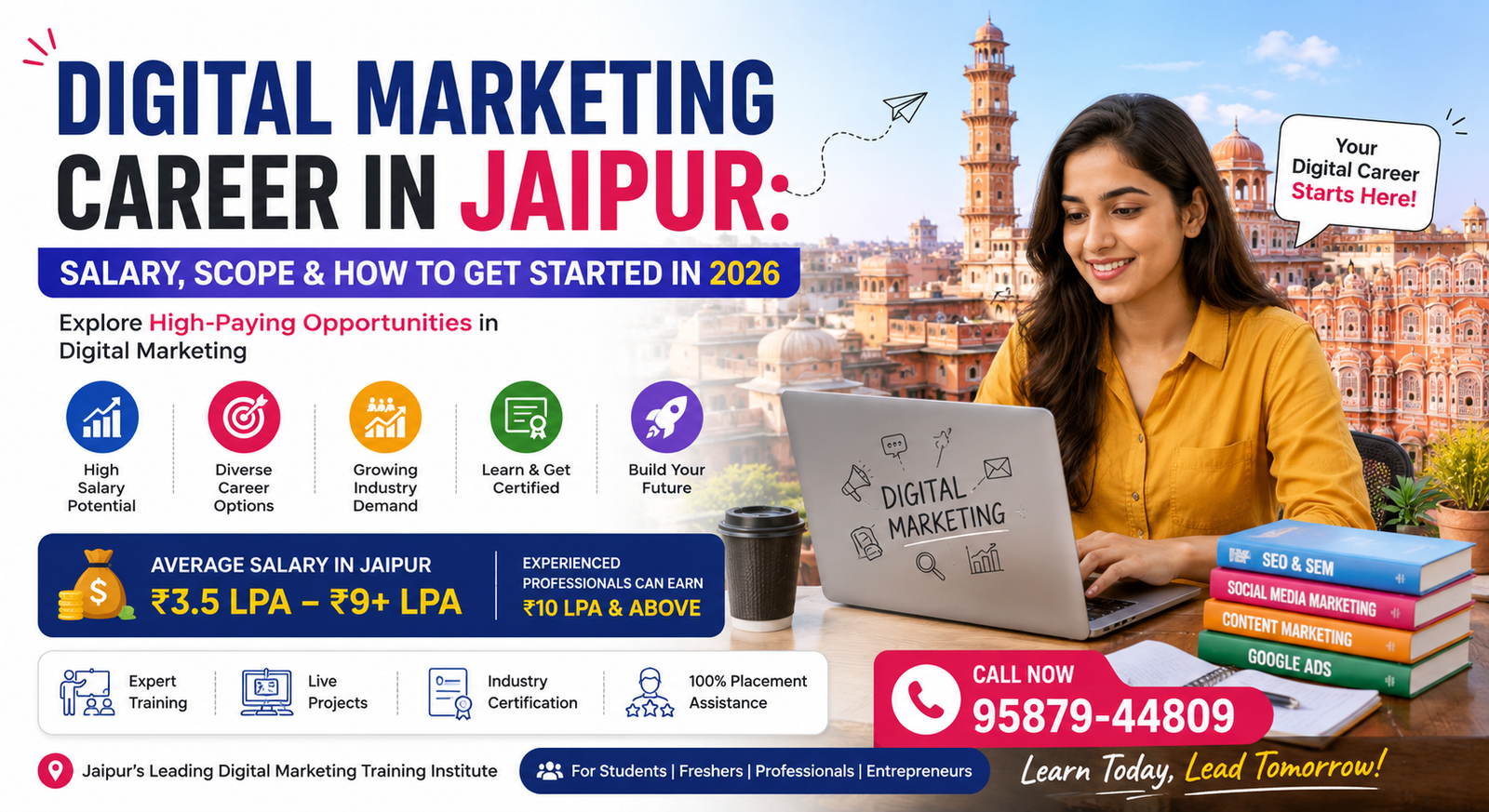 Digital Marketing Career in Jaipur Salary, Scope & How to Get Started in 2026