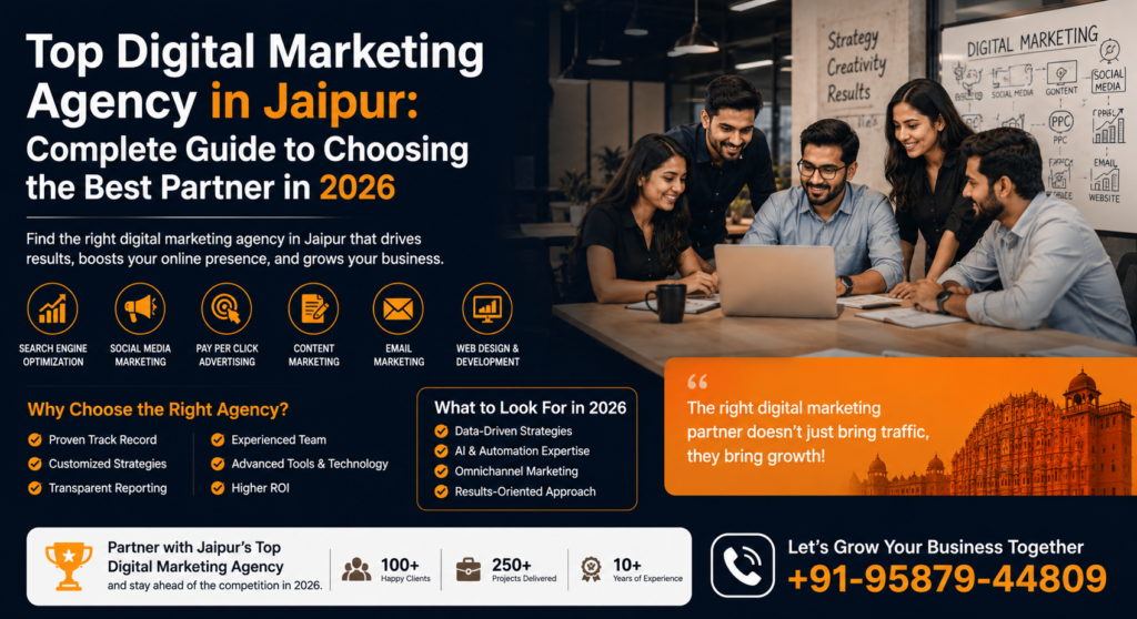 Top Digital Marketing Agency in Jaipur Complete Guide to Choosing the Best Partner in 2026
