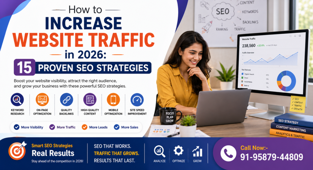 How to Increase Website Traffic in 2026: 15 Proven SEO Strategies