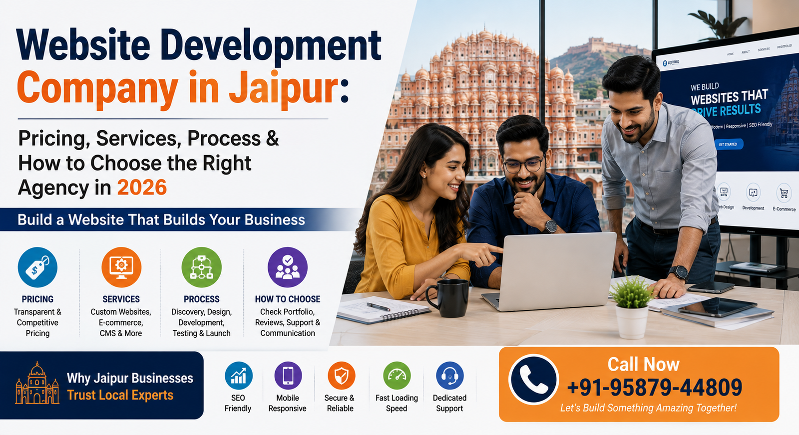 Website Development Company in Jaipur: Pricing, Services, Process & How to Choose the Right Agency in 2026