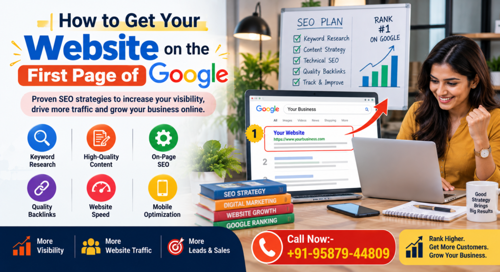 How to Get Your Website on the First Page of Google