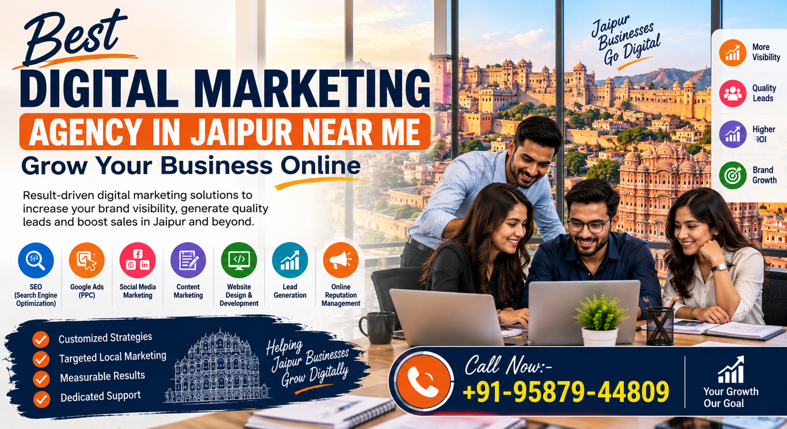 Best Digital Marketing Agency in Jaipur Near Me – Grow Your Business Online